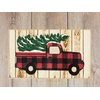 image:imageNourison Buffalo Plaid Truck Rug Retro Holiday Design for Christmas Decorating Seasonal Print Area Mat 18 x 30 Inches Rectangle NonSkid NonSlip Backing