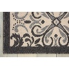 image:imageNourison Caribbean Transitional IvoryCharcoal 23 x 76 Area Rug Easy Cleaning Non Shedding Bed Room Living Room Dining Room Kitchen 2x7IvoryCharcoal
