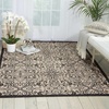 image:imageNourison Caribbean Transitional IvoryCharcoal 23 x 76 Area Rug Easy Cleaning Non Shedding Bed Room Living Room Dining Room Kitchen 2x7IvoryCharcoal