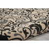 image:imageNourison Caribbean Transitional IvoryCharcoal 23 x 76 Area Rug Easy Cleaning Non Shedding Bed Room Living Room Dining Room Kitchen 2x7IvoryCharcoal