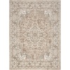 image:imageNourison Concerto IvoryGrey 3 x 5 Area Rug Transitional Bed Room Living Room Dining Room Kitchen Easy Cleaning Non Shedding 3x5Beige