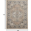 image:imageNourison Concerto IvoryGrey 3 x 5 Area Rug Transitional Bed Room Living Room Dining Room Kitchen Easy Cleaning Non Shedding 3x5Beige Grey