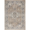 image:imageNourison Concerto IvoryGrey 3 x 5 Area Rug Transitional Bed Room Living Room Dining Room Kitchen Easy Cleaning Non Shedding 3x5Beige Grey