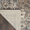 image:imageNourison Concerto IvoryGrey 3 x 5 Area Rug Transitional Bed Room Living Room Dining Room Kitchen Easy Cleaning Non Shedding 3x5Beige Grey