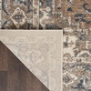 image:imageNourison Concerto IvoryGrey 3 x 5 Area Rug Transitional Bed Room Living Room Dining Room Kitchen Easy Cleaning Non Shedding 3x5Beige Grey