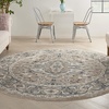 image:imageNourison Concerto IvoryGrey 3 x 5 Area Rug Transitional Bed Room Living Room Dining Room Kitchen Easy Cleaning Non Shedding 3x5Beige Grey