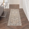 image:imageNourison Concerto IvoryGrey 3 x 5 Area Rug Transitional Bed Room Living Room Dining Room Kitchen Easy Cleaning Non Shedding 3x5Beige Grey