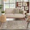 image:imageNourison Concerto IvoryGrey 3 x 5 Area Rug Transitional Bed Room Living Room Dining Room Kitchen Easy Cleaning Non Shedding 3x5Beige Grey