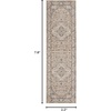 image:imageNourison Concerto IvoryGrey 3 x 5 Area Rug Transitional Bed Room Living Room Dining Room Kitchen Easy Cleaning Non Shedding 3x5Beige Grey