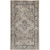 image:imageNourison Concerto IvoryGrey 3 x 5 Area Rug Transitional Bed Room Living Room Dining Room Kitchen Easy Cleaning Non Shedding 3x5Beige Grey