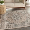 image:imageNourison Concerto IvoryGrey 3 x 5 Area Rug Transitional Bed Room Living Room Dining Room Kitchen Easy Cleaning Non Shedding 3x5Beige Grey