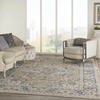 image:imageNourison Concerto IvoryGrey 3 x 5 Area Rug Transitional Bed Room Living Room Dining Room Kitchen Easy Cleaning Non Shedding 3x5Beige Grey