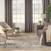 image:imageNourison Concerto IvoryGrey 3 x 5 Area Rug Transitional Bed Room Living Room Dining Room Kitchen Easy Cleaning Non Shedding 3x5Beige Grey