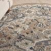 image:imageNourison Concerto IvoryGrey 3 x 5 Area Rug Transitional Bed Room Living Room Dining Room Kitchen Easy Cleaning Non Shedding 3x5Beige Grey