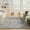 image:imageNourison Concerto IvoryGrey 3 x 5 Area Rug Transitional Bed Room Living Room Dining Room Kitchen Easy Cleaning Non Shedding 3x5Blue