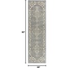 image:imageNourison Concerto IvoryGrey 3 x 5 Area Rug Transitional Bed Room Living Room Dining Room Kitchen Easy Cleaning Non Shedding 3x5Blue