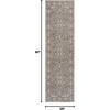 image:imageNourison Concerto IvoryGrey 3 x 5 Area Rug Transitional Bed Room Living Room Dining Room Kitchen Easy Cleaning Non Shedding 3x5Grey
