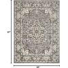 image:imageNourison Concerto IvoryGrey 3 x 5 Area Rug Transitional Bed Room Living Room Dining Room Kitchen Easy Cleaning Non Shedding 3x5Grey