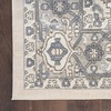 image:imageNourison Concerto IvoryGrey 3 x 5 Area Rug Transitional Bed Room Living Room Dining Room Kitchen Easy Cleaning Non Shedding 3x5Ivory Blue