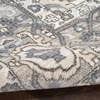image:imageNourison Concerto IvoryGrey 3 x 5 Area Rug Transitional Bed Room Living Room Dining Room Kitchen Easy Cleaning Non Shedding 3x5Ivory Blue