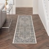 image:imageNourison Concerto IvoryGrey 3 x 5 Area Rug Transitional Bed Room Living Room Dining Room Kitchen Easy Cleaning Non Shedding 3x5Ivory Blue