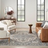 image:imageNourison Concerto IvoryGrey 3 x 5 Area Rug Transitional Bed Room Living Room Dining Room Kitchen Easy Cleaning Non Shedding 3x5Ivory Blue