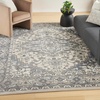 image:imageNourison Concerto IvoryGrey 3 x 5 Area Rug Transitional Bed Room Living Room Dining Room Kitchen Easy Cleaning Non Shedding 3x5Ivory Blue