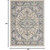 image:imageNourison Concerto IvoryGrey 3 x 5 Area Rug Transitional Bed Room Living Room Dining Room Kitchen Easy Cleaning Non Shedding 3x5Ivory Blue