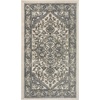 image:imageNourison Concerto IvoryGrey 3 x 5 Area Rug Transitional Bed Room Living Room Dining Room Kitchen Easy Cleaning Non Shedding 3x5Ivory Blue
