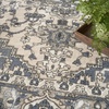 image:imageNourison Concerto IvoryGrey 3 x 5 Area Rug Transitional Bed Room Living Room Dining Room Kitchen Easy Cleaning Non Shedding 3x5Ivory Blue