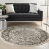 image:imageNourison Concerto IvoryGrey 3 x 5 Area Rug Transitional Bed Room Living Room Dining Room Kitchen Easy Cleaning Non Shedding 3x5Ivory Blue