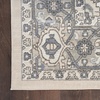 image:imageNourison Concerto IvoryGrey 3 x 5 Area Rug Transitional Bed Room Living Room Dining Room Kitchen Easy Cleaning Non Shedding 3x5Ivory Blue