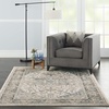 image:imageNourison Concerto IvoryGrey 3 x 5 Area Rug Transitional Bed Room Living Room Dining Room Kitchen Easy Cleaning Non Shedding 3x5Ivory Grey