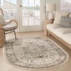 image:imageNourison Concerto IvoryGrey 3 x 5 Area Rug Transitional Bed Room Living Room Dining Room Kitchen Easy Cleaning Non Shedding 3x5Ivory Grey