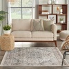 image:imageNourison Concerto IvoryGrey 3 x 5 Area Rug Transitional Bed Room Living Room Dining Room Kitchen Easy Cleaning Non Shedding 3x5Ivory Grey
