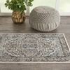 image:imageNourison Concerto IvoryGrey 3 x 5 Area Rug Transitional Bed Room Living Room Dining Room Kitchen Easy Cleaning Non Shedding 3x5Ivory Grey