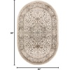 image:imageNourison Concerto IvoryGrey 3 x 5 Area Rug Transitional Bed Room Living Room Dining Room Kitchen Easy Cleaning Non Shedding 3x5Ivory Grey
