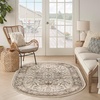 image:imageNourison Concerto IvoryGrey 3 x 5 Area Rug Transitional Bed Room Living Room Dining Room Kitchen Easy Cleaning Non Shedding 3x5Ivory Grey