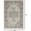 image:imageNourison Concerto IvoryGrey 3 x 5 Area Rug Transitional Bed Room Living Room Dining Room Kitchen Easy Cleaning Non Shedding 3x5Ivory Grey