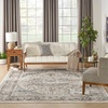 image:imageNourison Concerto IvoryGrey 3 x 5 Area Rug Transitional Bed Room Living Room Dining Room Kitchen Easy Cleaning Non Shedding 3x5Ivory Grey