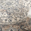 image:imageNourison Concerto IvoryGrey 3 x 5 Area Rug Transitional Bed Room Living Room Dining Room Kitchen Easy Cleaning Non Shedding 3x5Ivory Grey