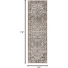 image:imageNourison Concerto IvoryGrey 3 x 5 Area Rug Transitional Bed Room Living Room Dining Room Kitchen Easy Cleaning Non Shedding 3x5Ivory Grey