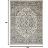 image:imageNourison Concerto IvoryGrey 3 x 5 Area Rug Transitional Bed Room Living Room Dining Room Kitchen Easy Cleaning Non Shedding 3x5Ivory Grey