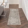 image:imageNourison Concerto IvoryGrey 3 x 5 Area Rug Transitional Bed Room Living Room Dining Room Kitchen Easy Cleaning Non Shedding 3x5Ivory Grey