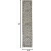 image:imageNourison Concerto IvoryGrey 3 x 5 Area Rug Transitional Bed Room Living Room Dining Room Kitchen Easy Cleaning Non Shedding 3x5Ivory Grey