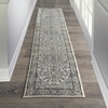 image:imageNourison Concerto IvoryGrey 3 x 5 Area Rug Transitional Bed Room Living Room Dining Room Kitchen Easy Cleaning Non Shedding 3x5Ivory Grey