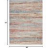 image:imageNourison Elation Abstract Ivory Multicolor 2 x 3 Area Rug Easy Cleaning Non Shedding Bed Room Living Room Dining Room Kitchen 2x3Ivory Multicolor