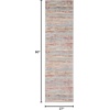 image:imageNourison Elation Abstract Ivory Multicolor 2 x 3 Area Rug Easy Cleaning Non Shedding Bed Room Living Room Dining Room Kitchen 2x3Ivory Multicolor