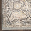 image:imageNourison Heirloom Blend Ivory Multicolor 8 x 10 Area Rug  Easy Clean Non Shedding Bed Room Living Room Dining Room Kitchen 8 x 10Charcoal Multicolor