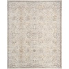 image:imageNourison Heirloom Blend Ivory Multicolor 8 x 10 Area Rug  Easy Clean Non Shedding Bed Room Living Room Dining Room Kitchen 8 x 10Light Grey